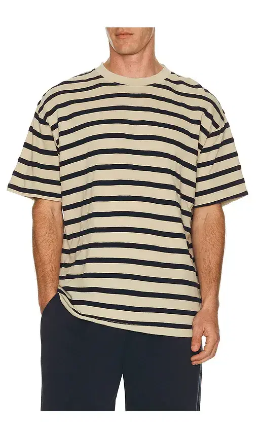 Asher Enzo Striped Tee