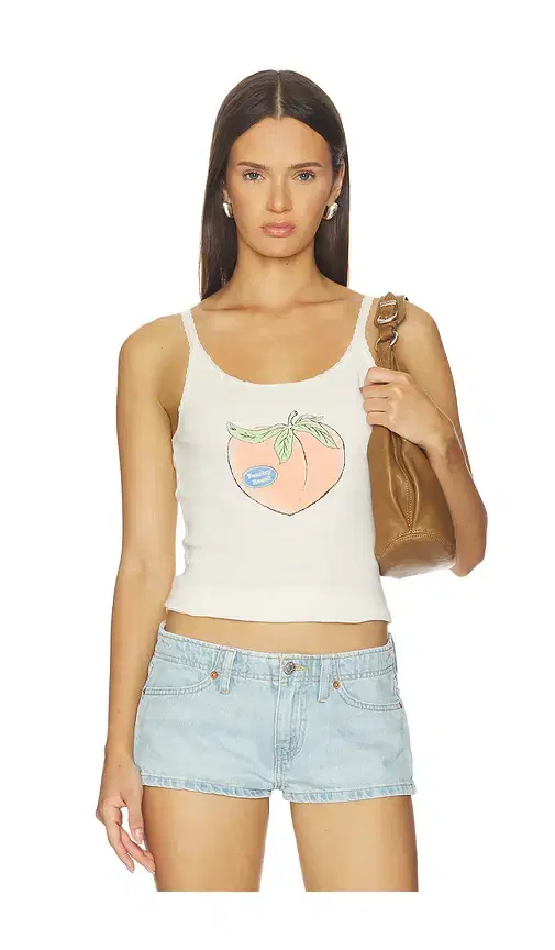 Lace Strap Tank Peachy Keen