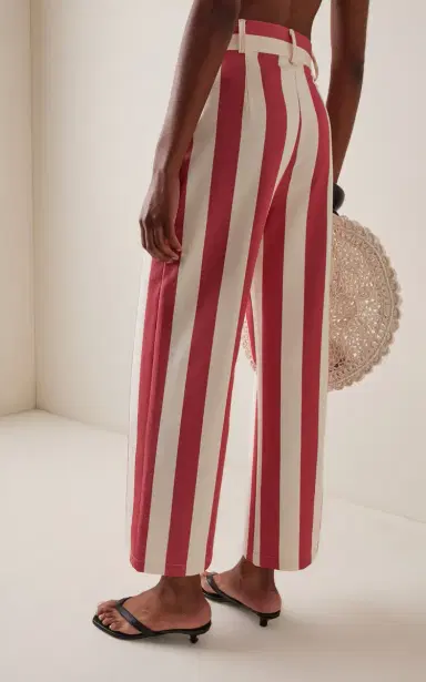 LA VESTE Exclusive Parasol Cotton Straight-Leg Pants | Thumbnail 4