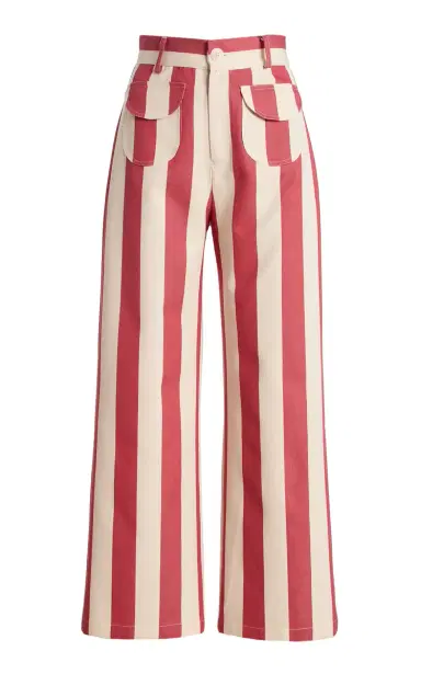 LA VESTE Exclusive Parasol Cotton Straight-Leg Pants | Thumbnail 1