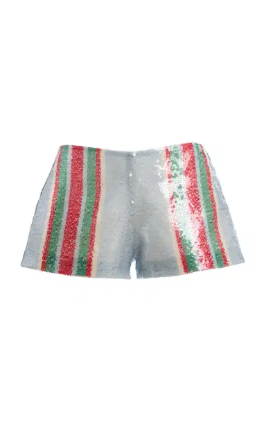 LA VESTE Exclusive Pippi Sequined Mini Shoirts | Thumbnail 7 LA VESTE Exclusive Pippi Sequined Mini Shoirts | Thumbnail 7