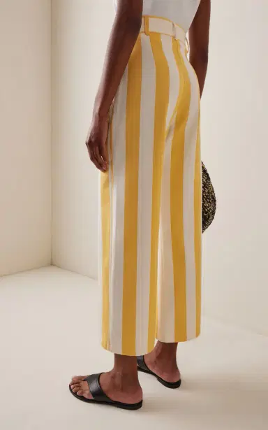 LA VESTE Exclusive Parasol Cotton Straight-Leg Pants | Thumbnail 4