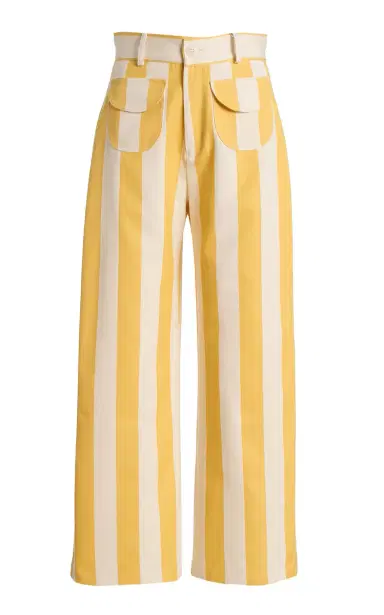 LA VESTE Exclusive Parasol Cotton Straight-Leg Pants | Thumbnail 6