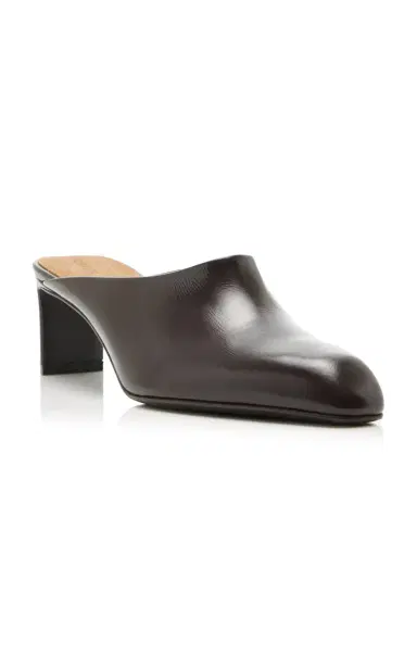 Khaite Colt Leather Mules | Thumbnail 4