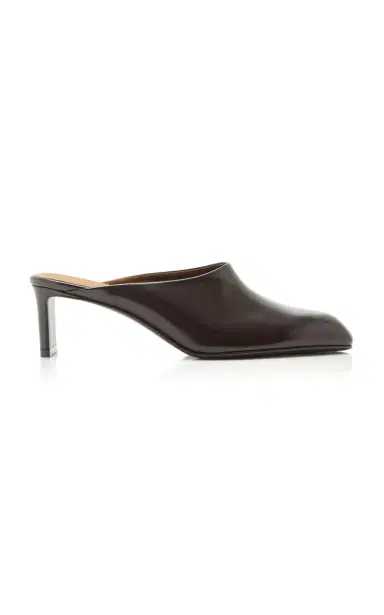 Khaite Colt Leather Mules | Thumbnail 1