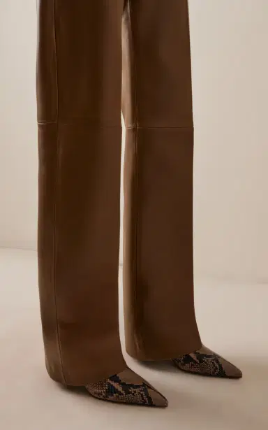 Khaite Bella Python-Embossed Leather Ankle Boots | Thumbnail 3 Khaite Bella Python-Embossed Leather Ankle Boots | Thumbnail 3