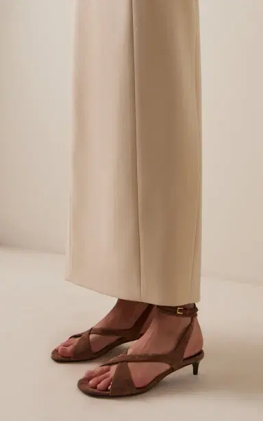 Khaite Liria Suede Sandals | Thumbnail 3 Khaite Liria Suede Sandals | Thumbnail 3
