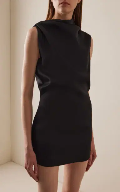 Khaite Astor Satin Mini Dress | Thumbnail 2