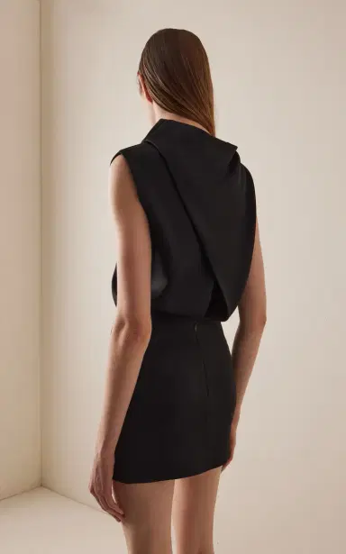 Khaite Astor Satin Mini Dress | Thumbnail 4