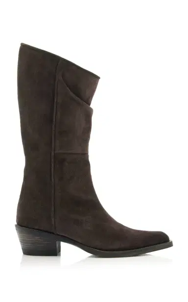 Khaite Clive Suede Knee Boots | Thumbnail 1