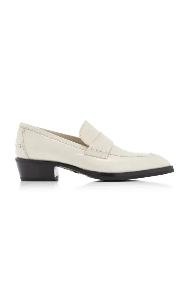 Wilder Eel-Embossed Leather Loafers