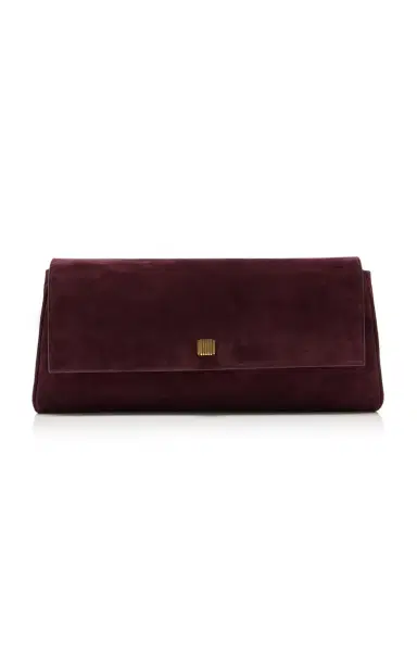 Khaite Audrey Suede Clutch | Thumbnail 7 Khaite Audrey Suede Clutch | Thumbnail 7
