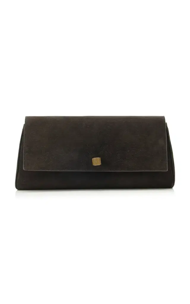 Audrey Suede Clutch
