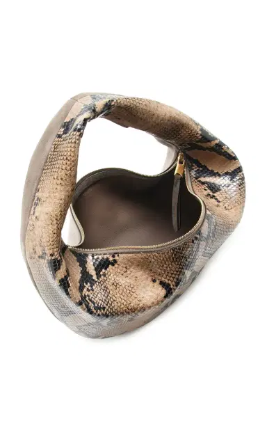 Khaite Olivia Medium Python-Embossed Leather Hobo Bag | Thumbnail 5 Khaite Olivia Medium Python-Embossed Leather Hobo Bag | Thumbnail 5