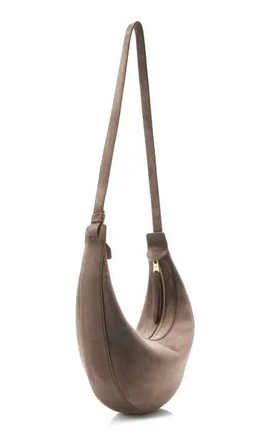 Khaite Augustina Small Suede Crossbody Bag | Thumbnail 3 Khaite Augustina Small Suede Crossbody Bag | Thumbnail 3
