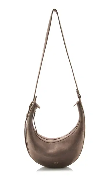Khaite Augustina Small Suede Crossbody Bag | Thumbnail 4 Khaite Augustina Small Suede Crossbody Bag | Thumbnail 4