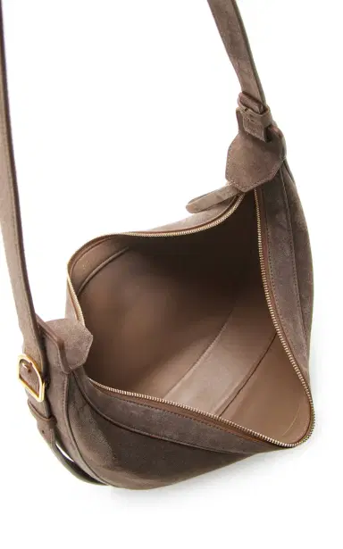 Khaite Augustina Small Suede Crossbody Bag | Thumbnail 5 Khaite Augustina Small Suede Crossbody Bag | Thumbnail 5