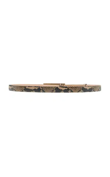 Khaite Berlin Snake-Effect Leather Belt | Thumbnail 3