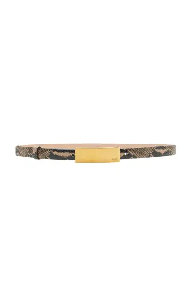 Khaite Berlin Snake-Effect Leather Belt | Thumbnail 4