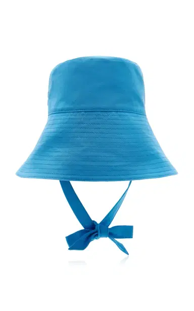 Miu Miu Wide-Brimmed Cotton Bucket Hat | Thumbnail 1 Miu Miu Wide-Brimmed Cotton Bucket Hat | Thumbnail 1