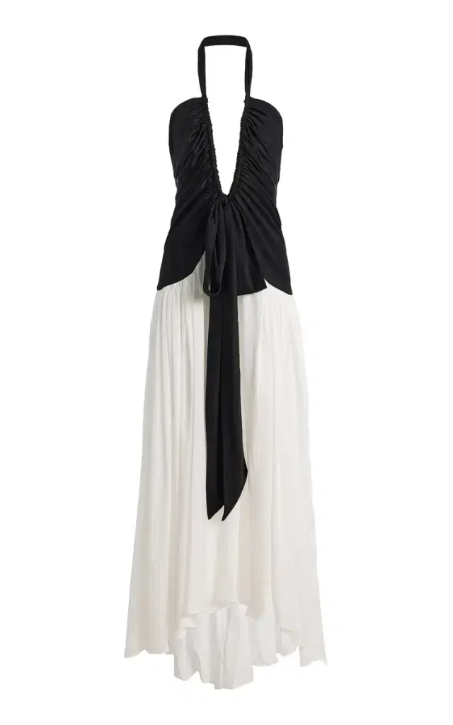 SIEDRÉS Exclusive Liessa Ruched Maxi Dress