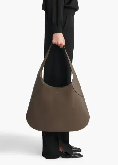 Khaite Large Joan Hobo In Elephant | Thumbnail 5 Khaite Large Joan Hobo In Elephant | Thumbnail 5