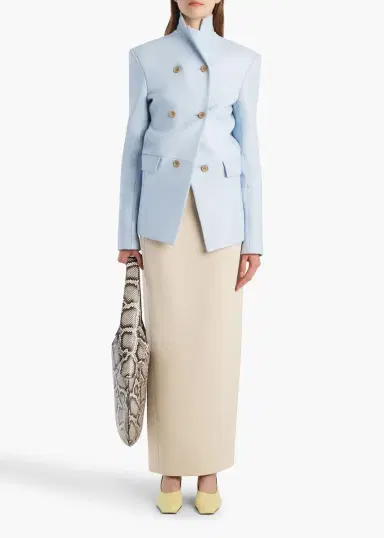 Khaite Lyle Skirt In Ivory Glow | Thumbnail 2 Khaite Lyle Skirt In Ivory Glow | Thumbnail 2