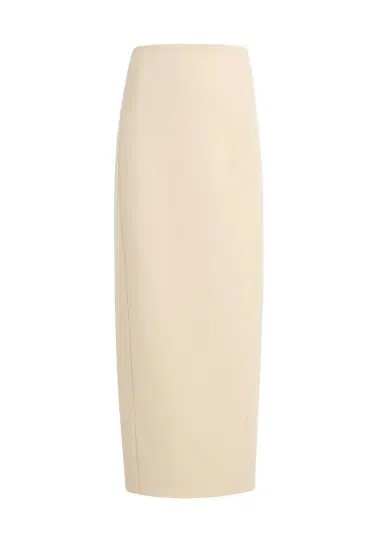 Khaite Lyle Skirt In Ivory Glow | Thumbnail 1 Khaite Lyle Skirt In Ivory Glow | Thumbnail 1