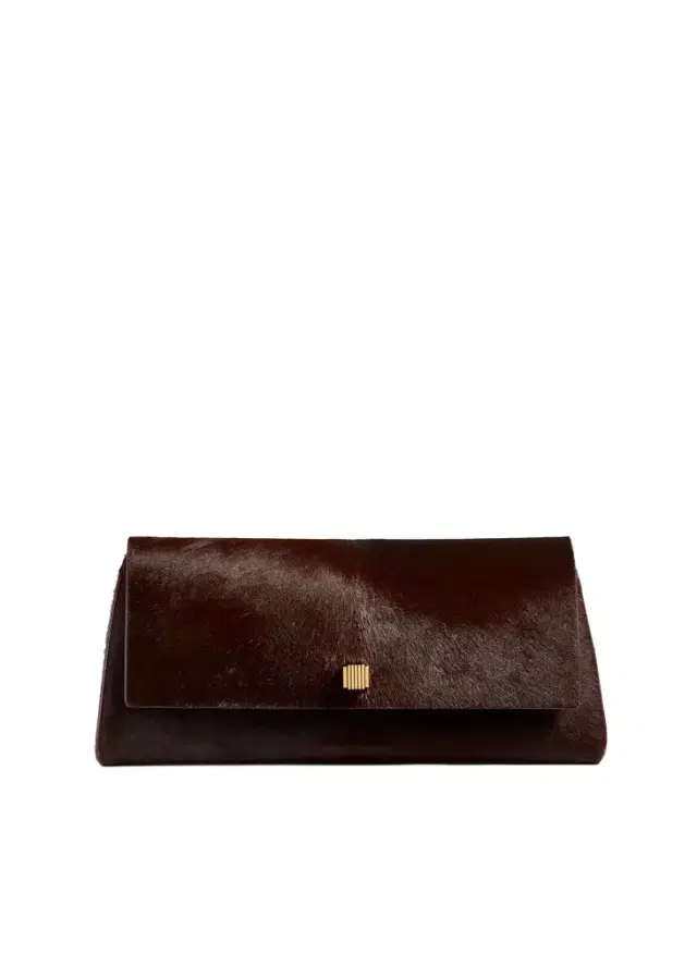 Khaite Audrey Clutch In Rouge Noir Haircalf