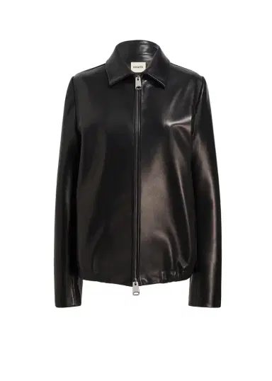 Khaite Jackson Jacket In Black Leather | Thumbnail 1