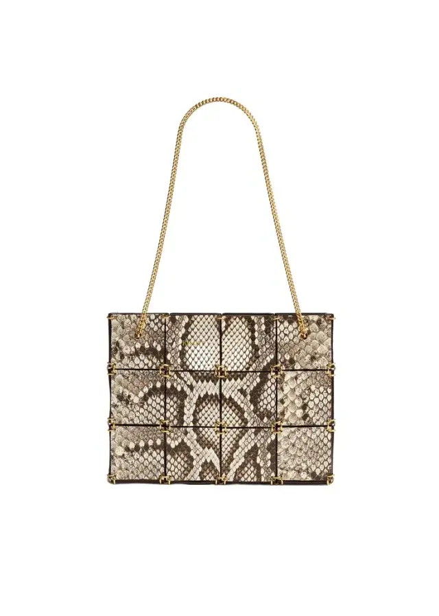 Khaite Mini Emma Bag In Natural Python