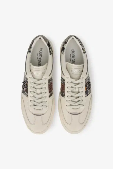 Roberto Cavalli - Male Low-top White/brown 42 | Thumbnail 4