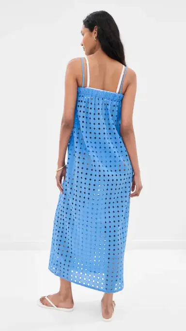 LE BOP Camille Maxi Dress arina Blue | Thumbnail 3