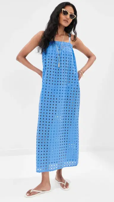 LE BOP Camille Maxi Dress arina Blue | Thumbnail 5