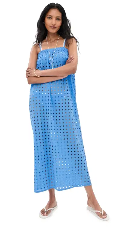 LE BOP Camille Maxi Dress arina Blue | Thumbnail 1