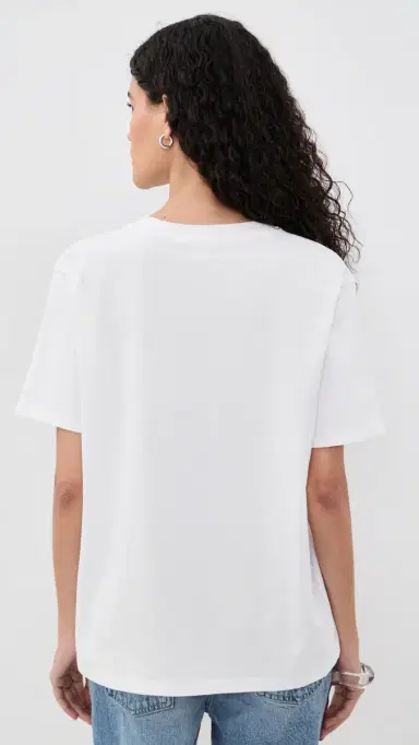 Good American The Oversized Tee White001 | Thumbnail 3