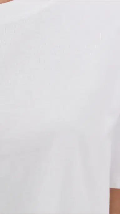 Good American The Oversized Tee White001 | Thumbnail 6