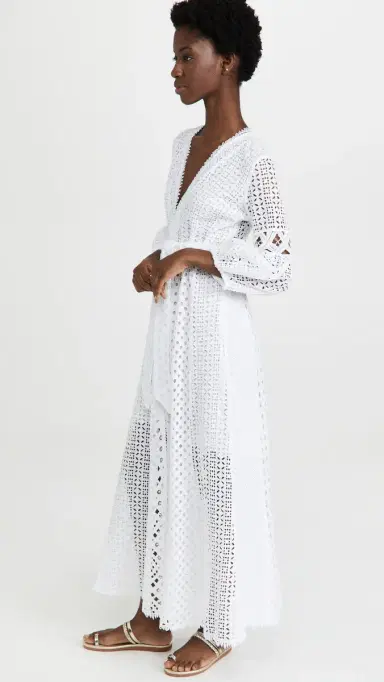 TEMPTATION POSITANO Gran Bretagna Dress White M | Thumbnail 4