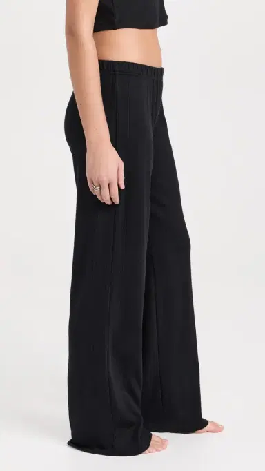 COUCOU The Pointelle Pants Black M | Thumbnail 4 COUCOU The Pointelle Pants Black M | Thumbnail 4