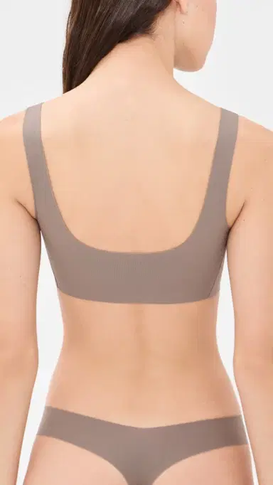 Commando Cotton Rib Soft Support Bralette Truffle | Thumbnail 3