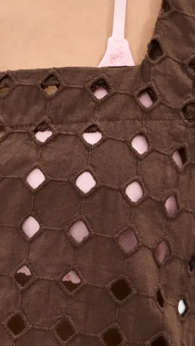 LE BOP Desiree Cropped Tank Shaved Chocolate L | Thumbnail 6