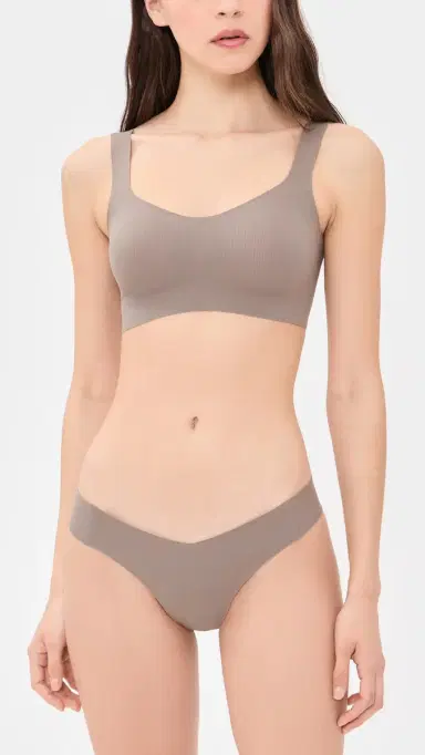 Commando Cotton Rib Thong Truffle | Thumbnail 4