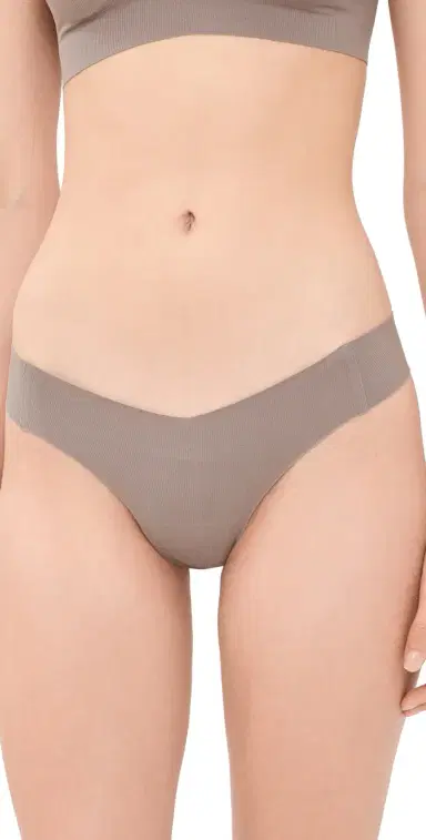 Commando Cotton Rib Thong Truffle | Thumbnail 1
