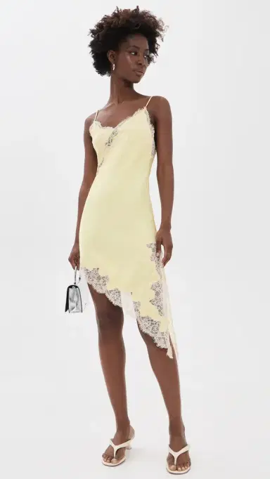 Line & Dot Emel Asymmetrical Dress ight Yellow | Thumbnail 2 Line & Dot Emel Asymmetrical Dress ight Yellow | Thumbnail 2