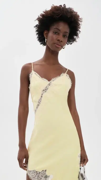 Line & Dot Emel Asymmetrical Dress ight Yellow | Thumbnail 5 Line & Dot Emel Asymmetrical Dress ight Yellow | Thumbnail 5