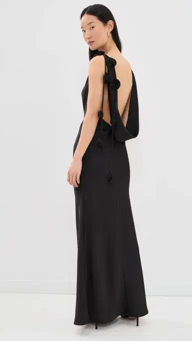 Runaway the Label Zurina Maxi Dress Black | Thumbnail 2