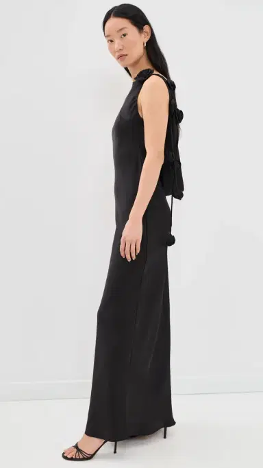 Runaway the Label Zurina Maxi Dress Black | Thumbnail 4
