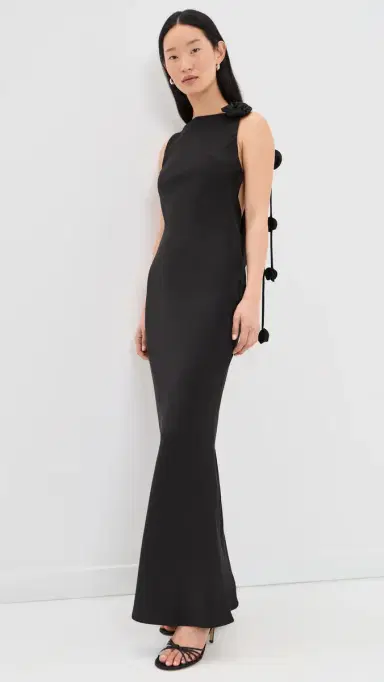 Runaway the Label Zurina Maxi Dress Black | Thumbnail 5