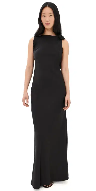 Runaway the Label Zurina Maxi Dress Black | Thumbnail 1