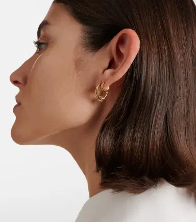 Spinelli Kilcollin Mini Microhoop 18kt yellow gold single earring | Thumbnail 3